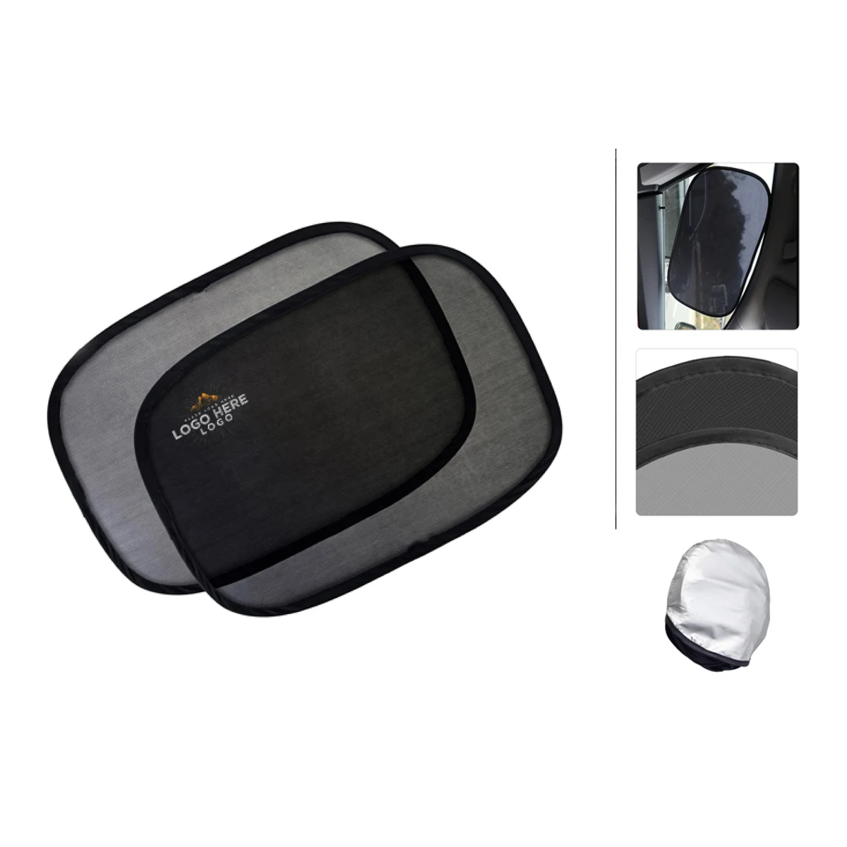 MOQ 50 Easy Install Static Cling Car Window Sunshade UV Block 1
