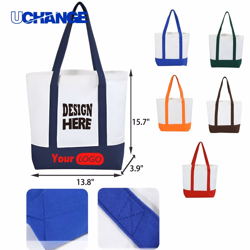Stylish Colorful Canvas Tote Bag