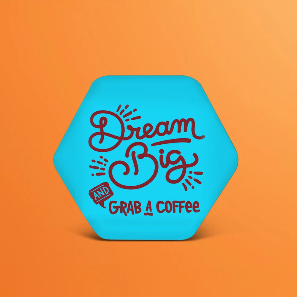Hexagonal Custom Buttons 1