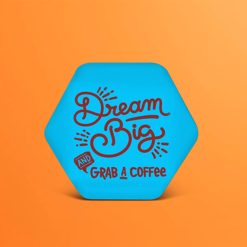 Hexagonal Custom Buttons