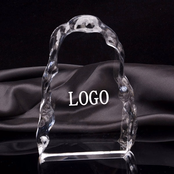 K9 Laser Engrave Iceberg Crystal Trophy