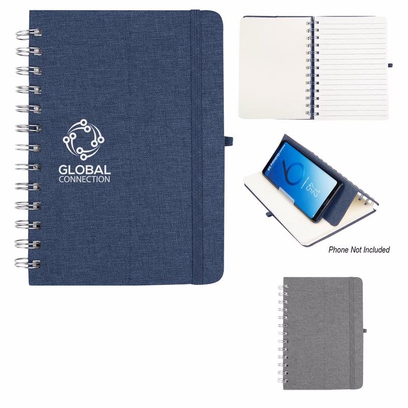 RPET Notebook With Phone Holder