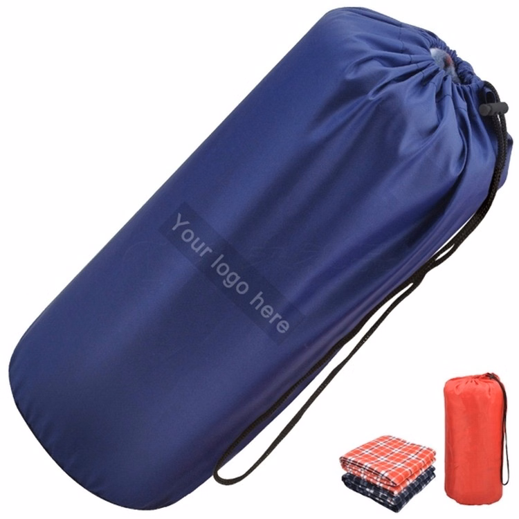 Portable Fleece Blanket With Pouch