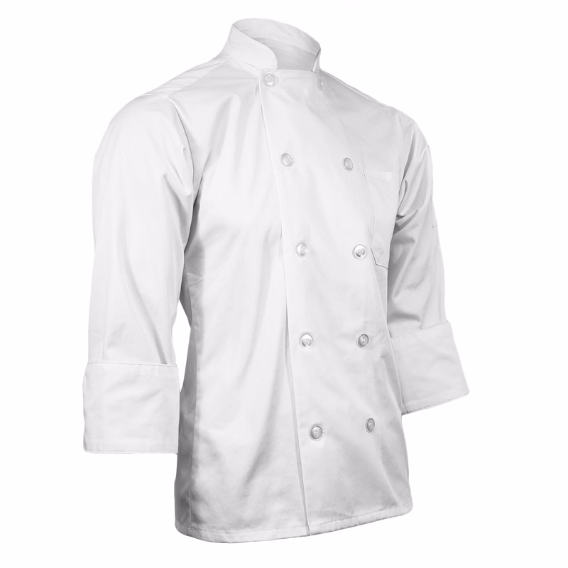 Classic Chef Coat with Long Sleeves (BLANK)
