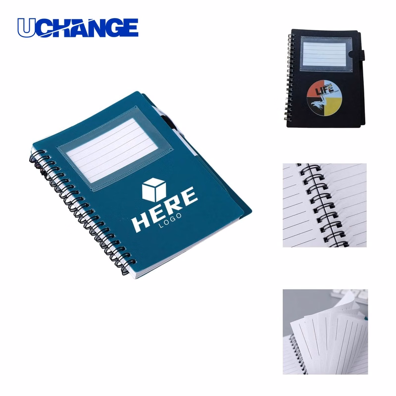 PVC Spiral Office Portable Notebook Journal