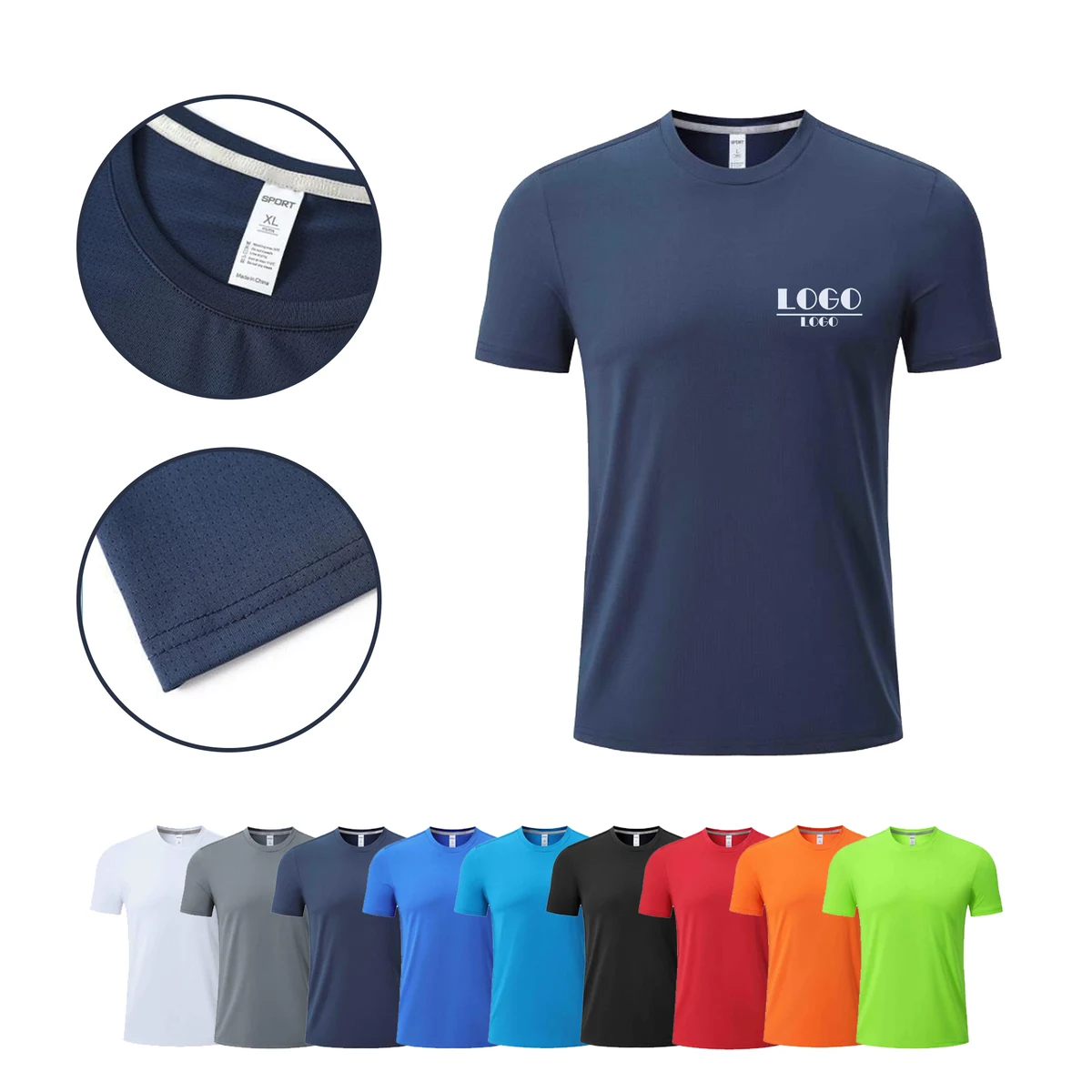 89Polyester 11Spandex T-Shirts MOQ20 1