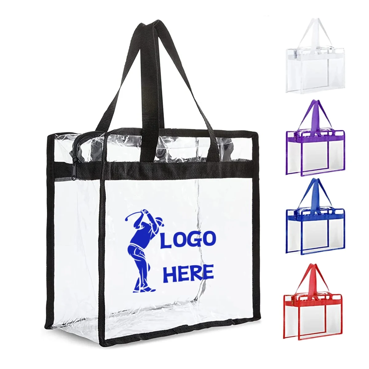 MOQ50 PVC Shopping Tote Bag 1