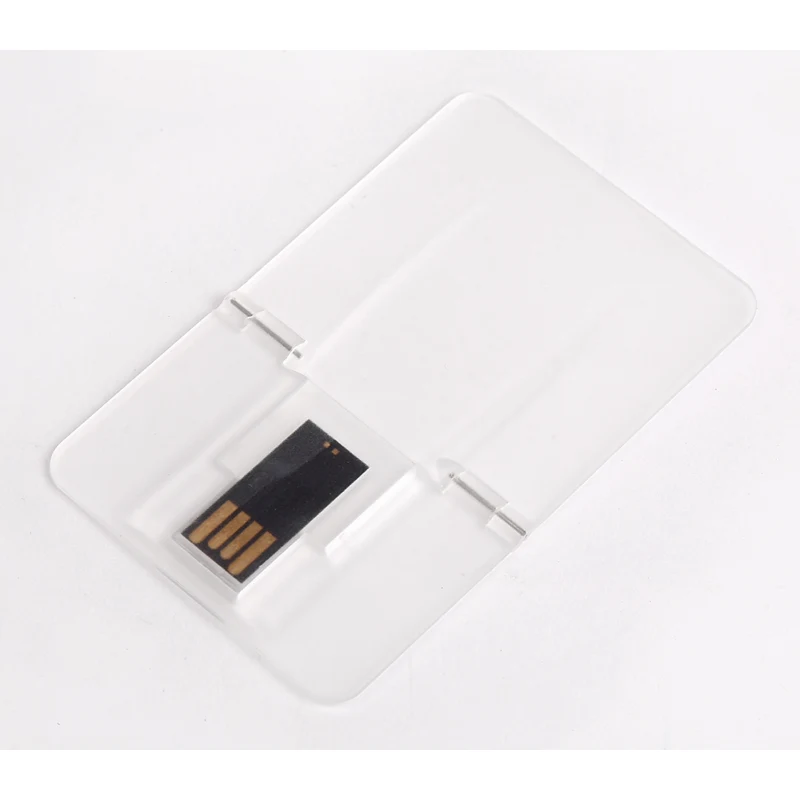 Transparent Credit Card USB Flash Drive, 64MB 1