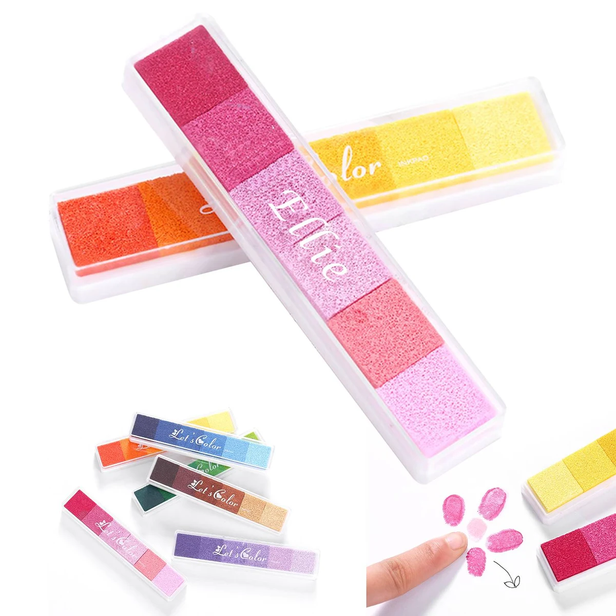 Rainbow Gradient Stamp Pad Ink 1