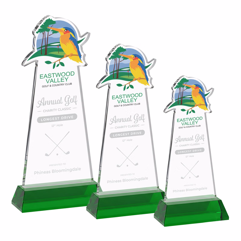 EdgeCraft Tapered Award on Hartford - Green (via Air)