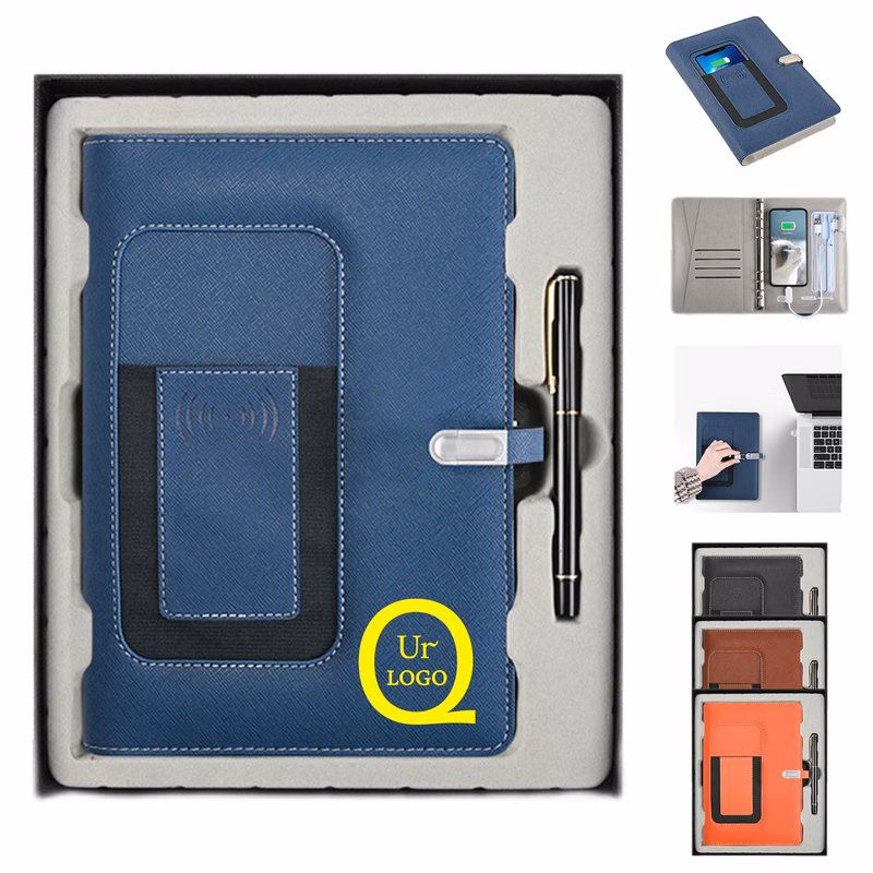 Multi-Functional Wireless Charging Notebook