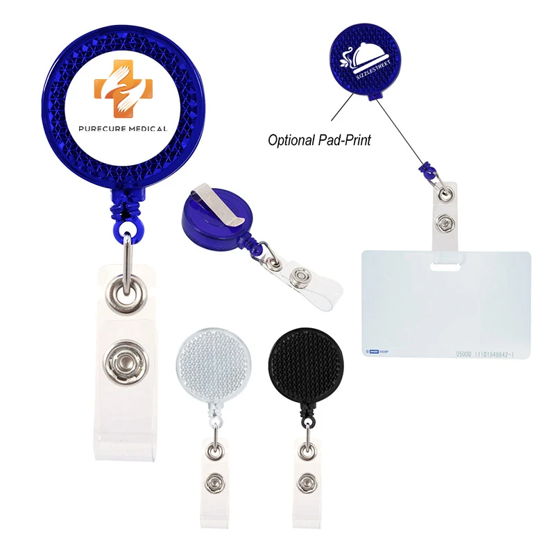 Reflector Retractable Badge Holder 1