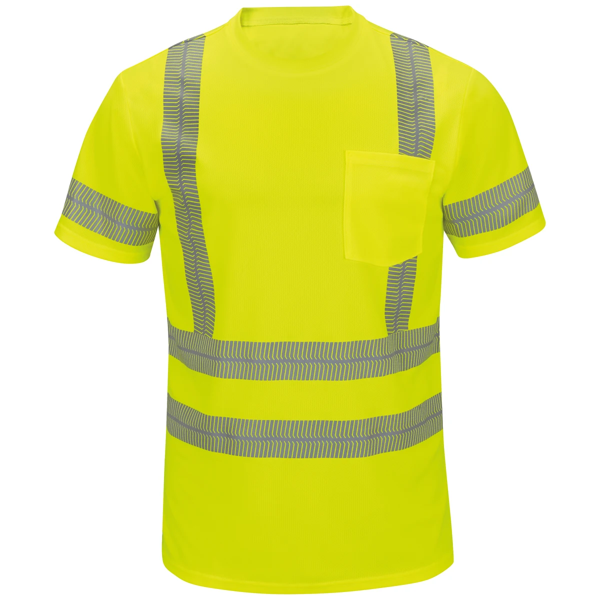 Red Kap® Short Sleeve Hi-Visibility T-Shirt, Type R Class 3 1
