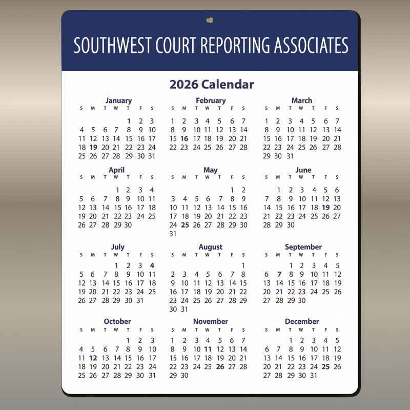 Wall Calendar, Perpetual
