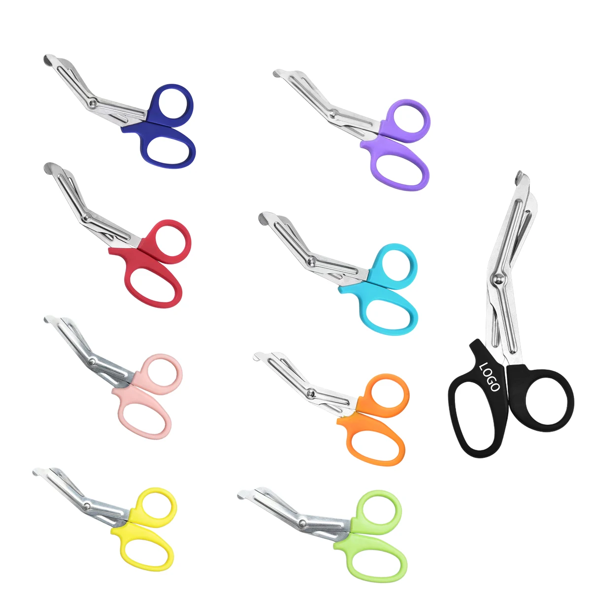 Curved Medical Bandage Shears 1