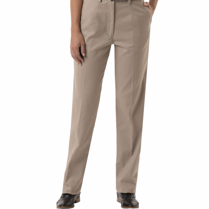 Ladies' Scotchgard Twill Flat Front Pant