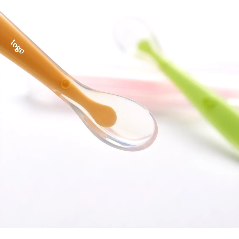 Baby Silicone Training feeding soft spoon 1