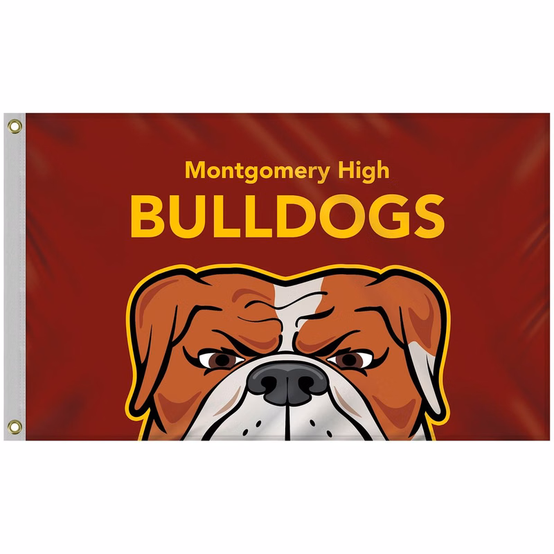 2.5' x 4' Promotional Polyester Single Reverse Flag