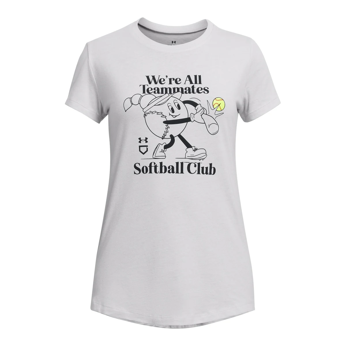 Girls' UA Softball Club Short Sleeve 1