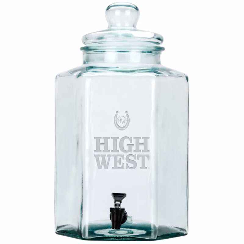 3 Gallon Glass Drink Dispenser