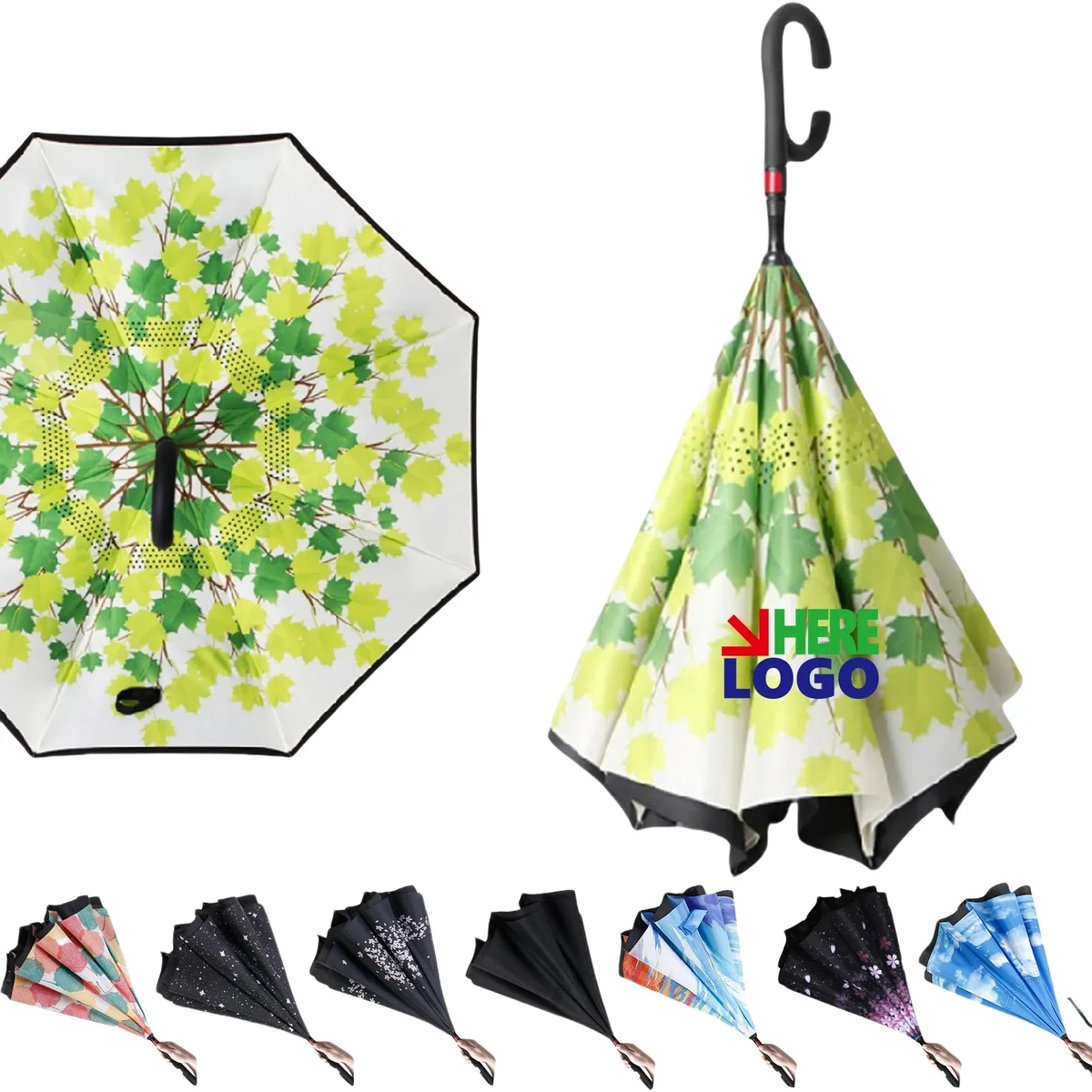 Inverted Reverse Folding Umbrella 1