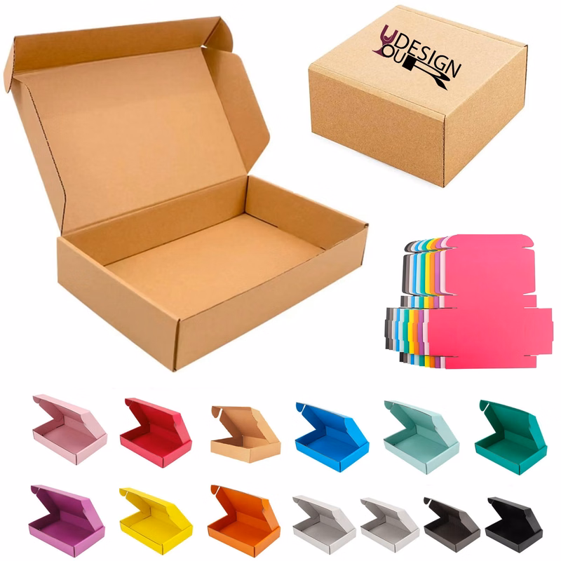 Kraft Paper Colorful Airplane Box