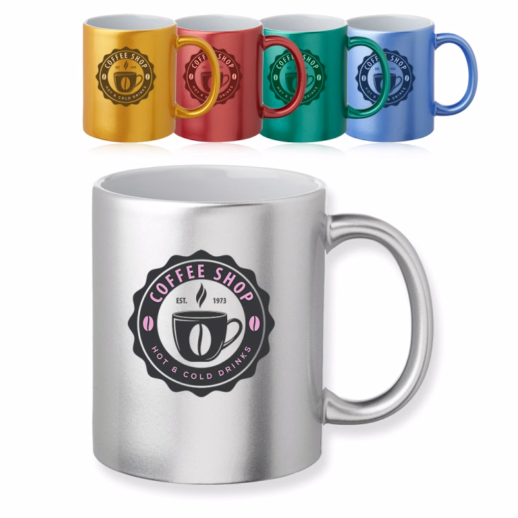 11 oz. Metallic Ceramic Mug