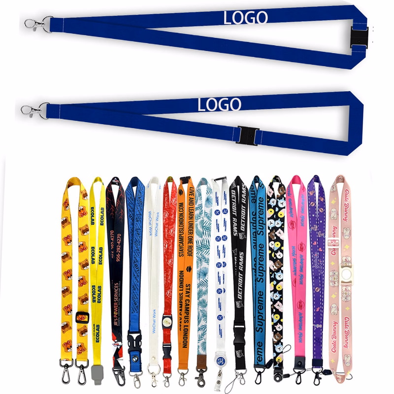 Light Metal Clip Lanyard