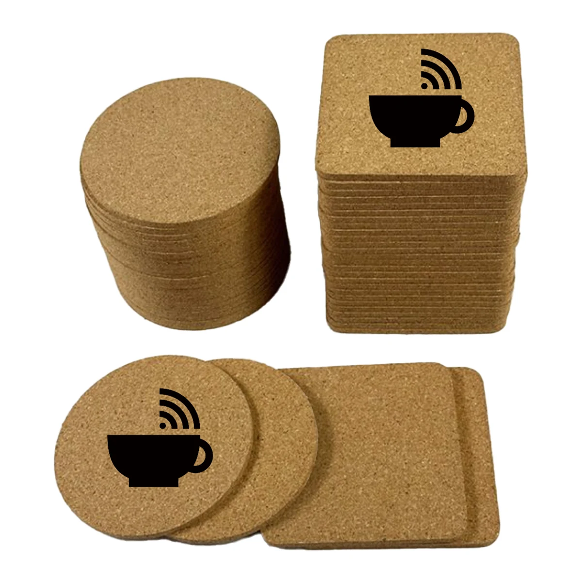 Sustainable Branded Cork Mat 1