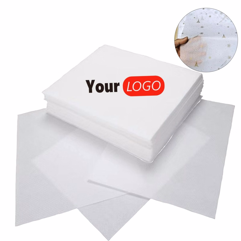 Gold Star Patterned Tissue Paper
