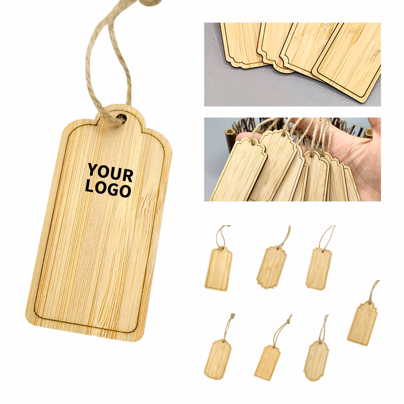 Bamboo Bookmark Tag Blank 1.4" Length X 2.7" Width