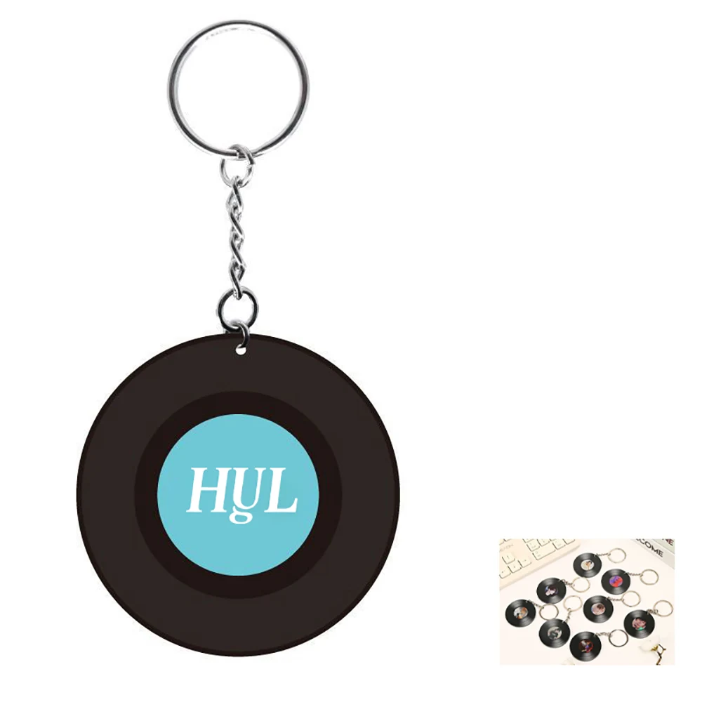 Vinyl Records Keychain 1