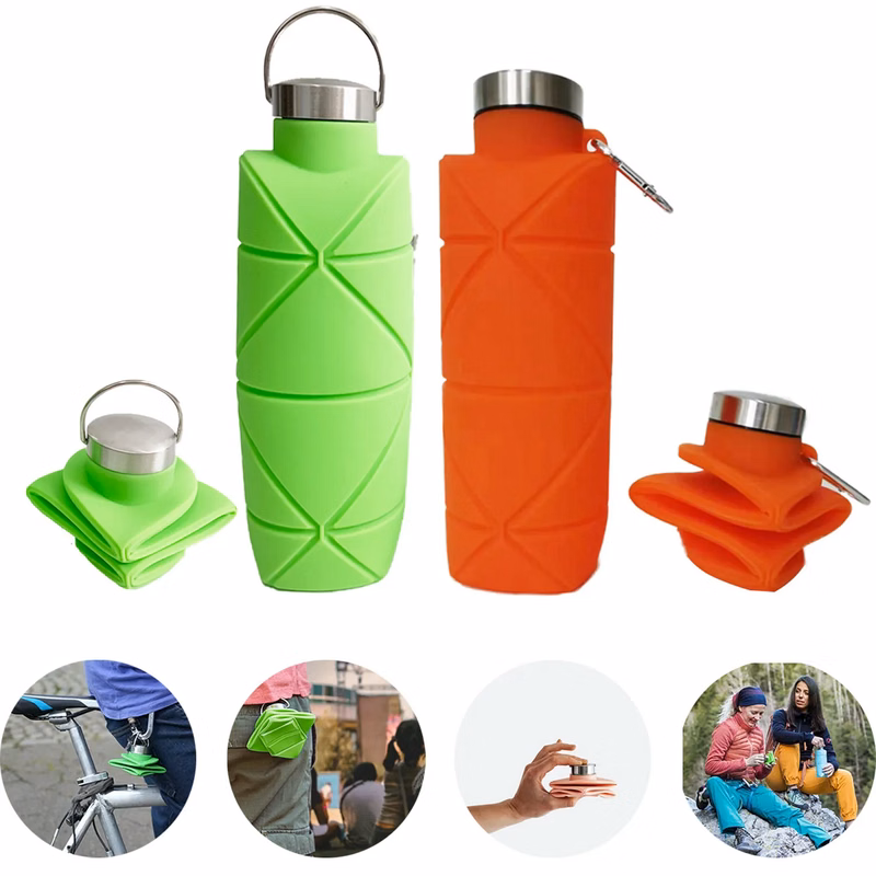 Outdoor Sports Silicone Folding Kettle