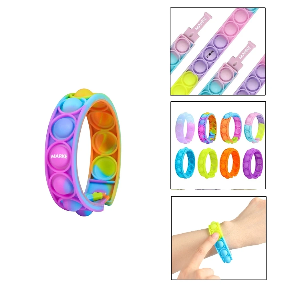 Silicone Stress Relief Bubble Bracelet Toy 1