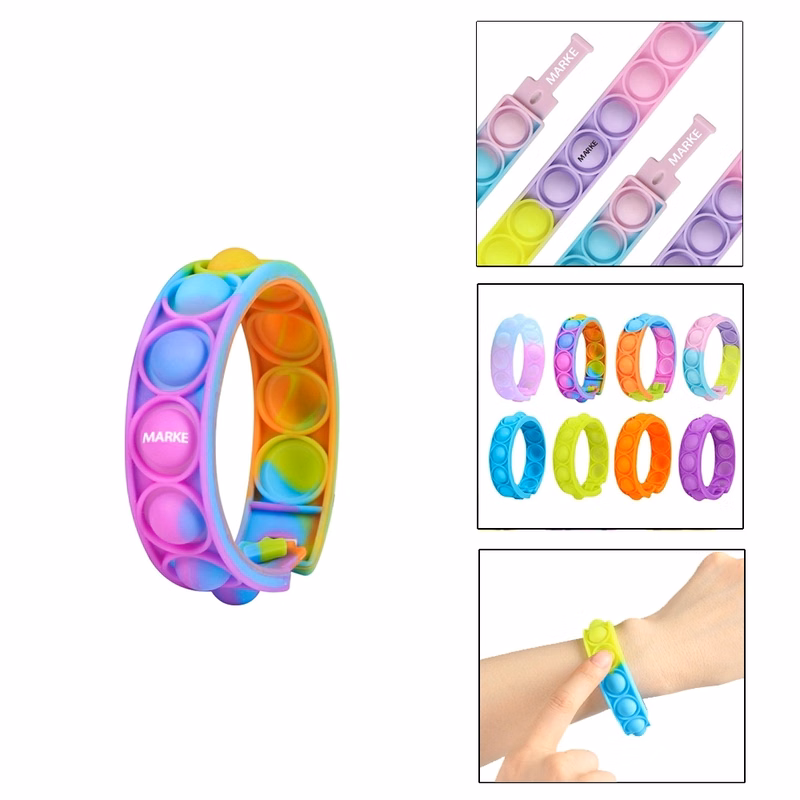 Silicone Stress Relief Bubble Bracelet Toy