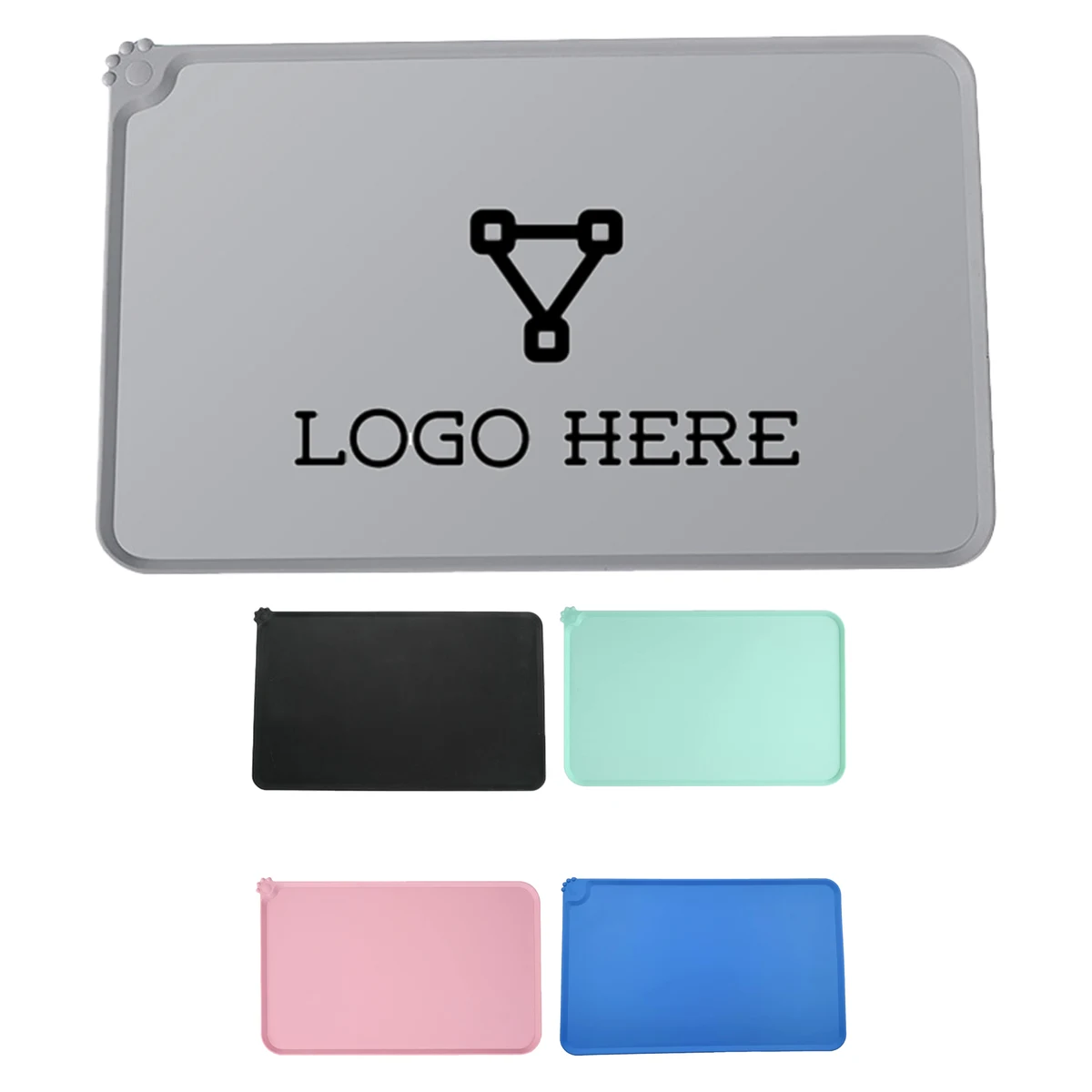 Non-Slip Silicone Pet Food Mat 1