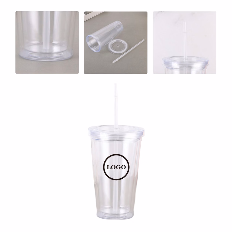 MOQ50 Custom 15oz Transparent Sports Water Bottle