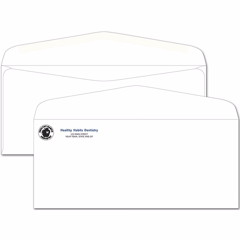 Envelope - White, Standard #10, No Window