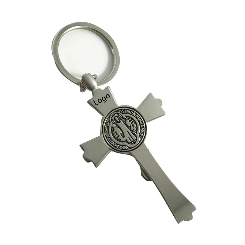 Creative Metal Cross Keychain 1