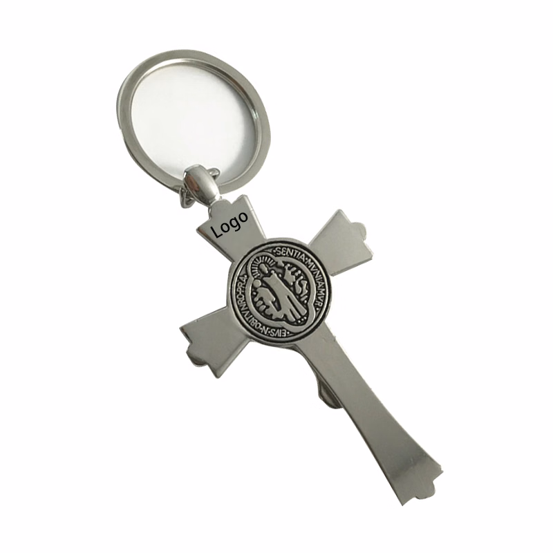 Creative Metal Cross Keychain