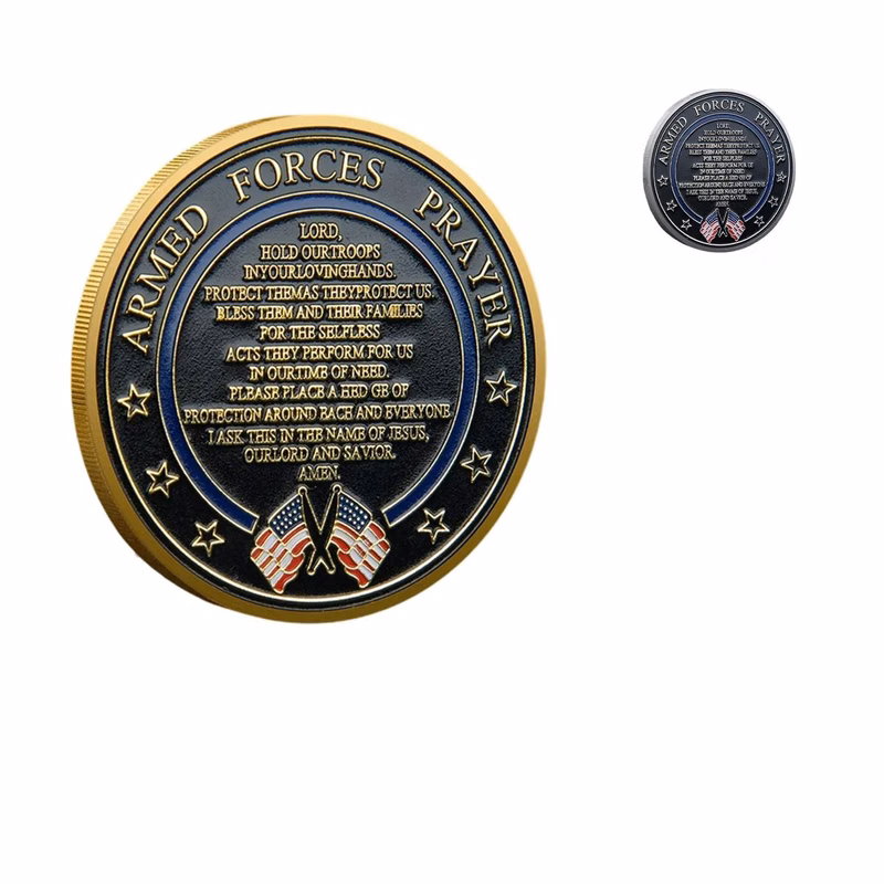 Baked Enamel Challenge Coin for Events