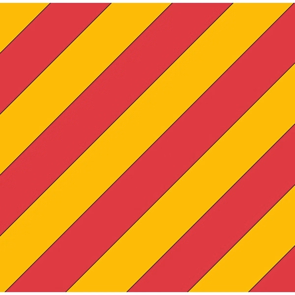 Sewn Code Flag - Yankee