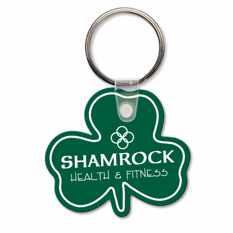 Shamrock Key Tag (Spot Color)