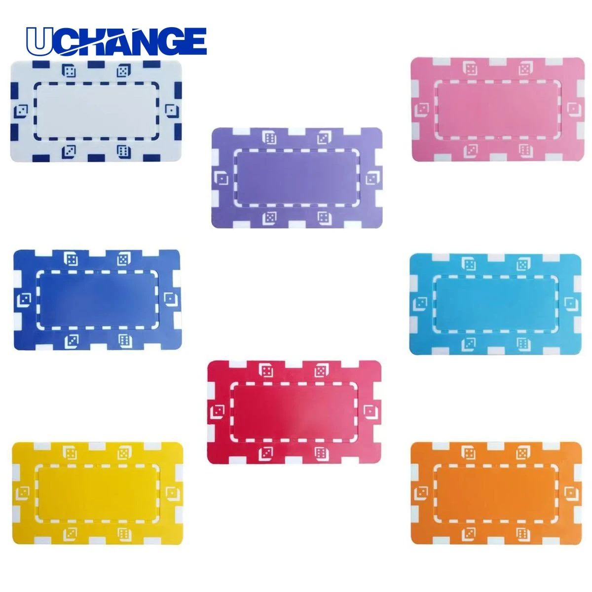 Abs Rectangular Poker Chips for Gaming 1