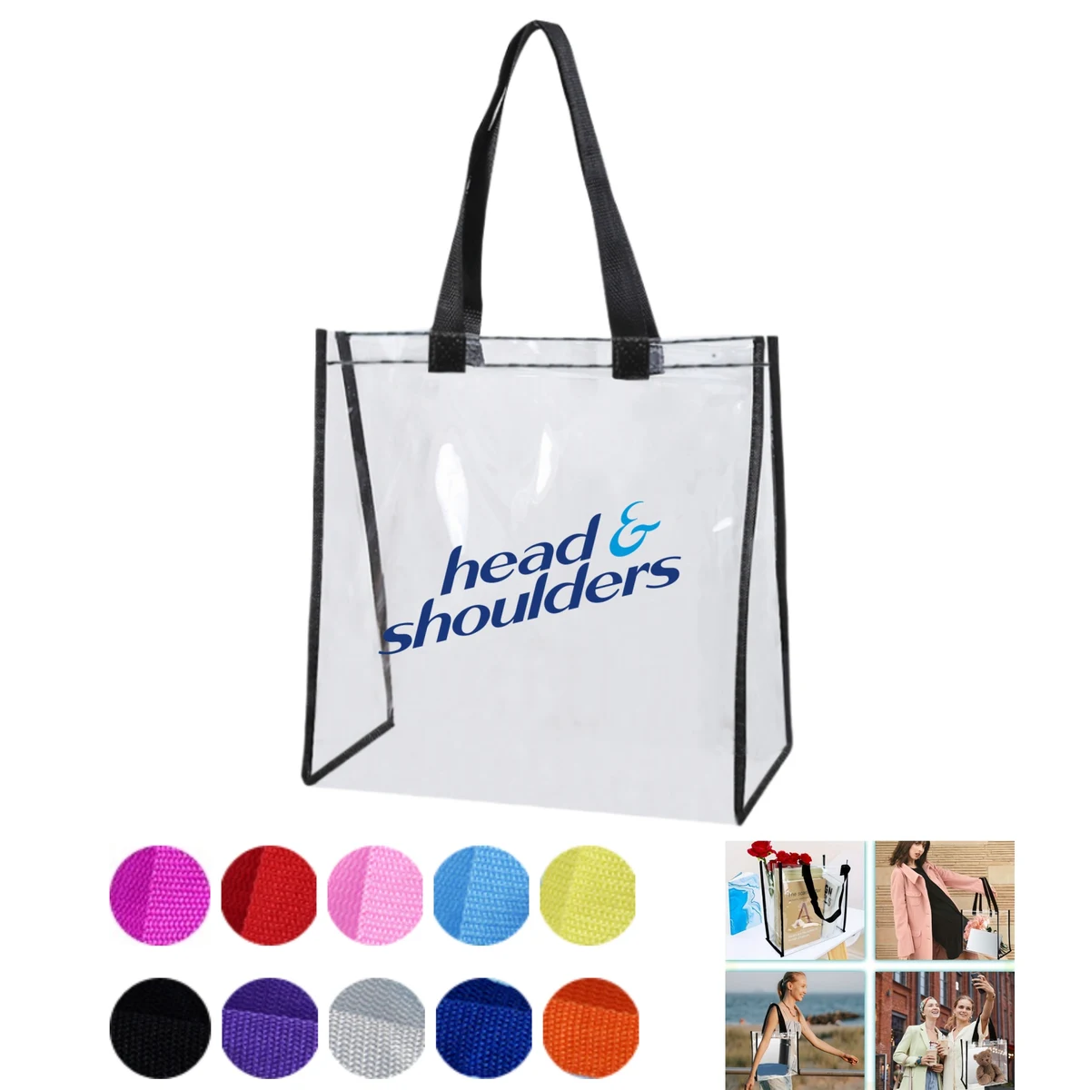 Clear Tote Bag With Handles 1