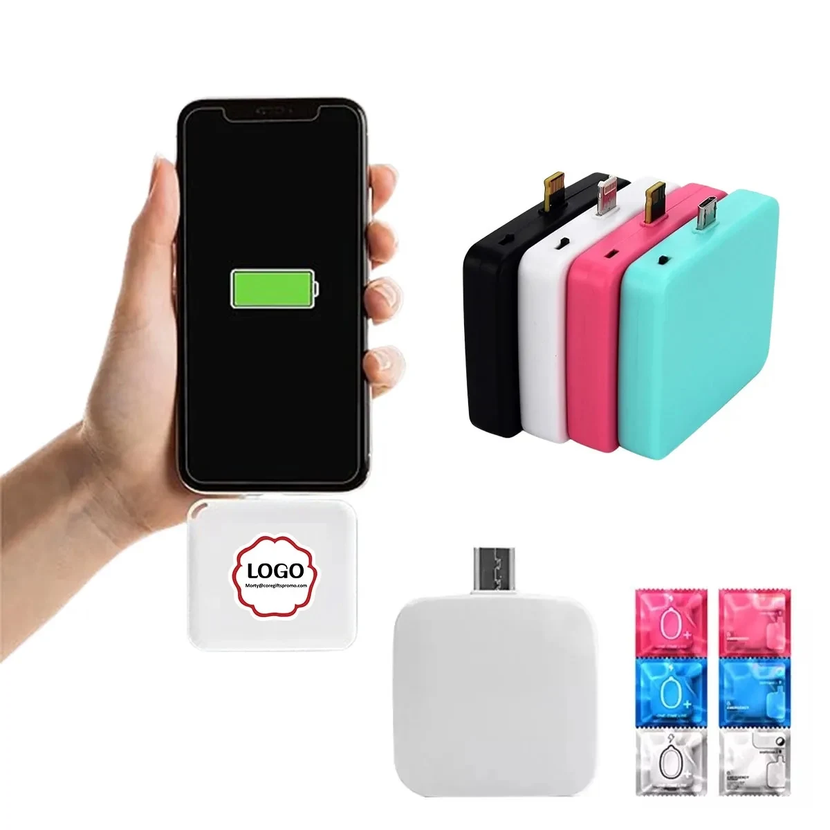 ONE-TIME USE DISPOSABLE EMERGENCY PHONE CHARGER 1