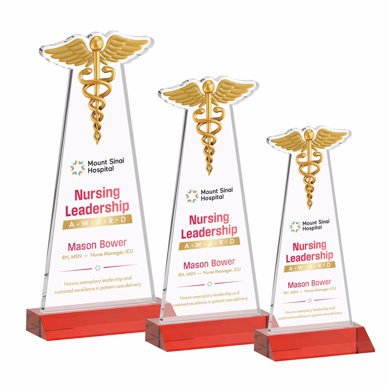 Caduceus VividPrint™ Award - Red