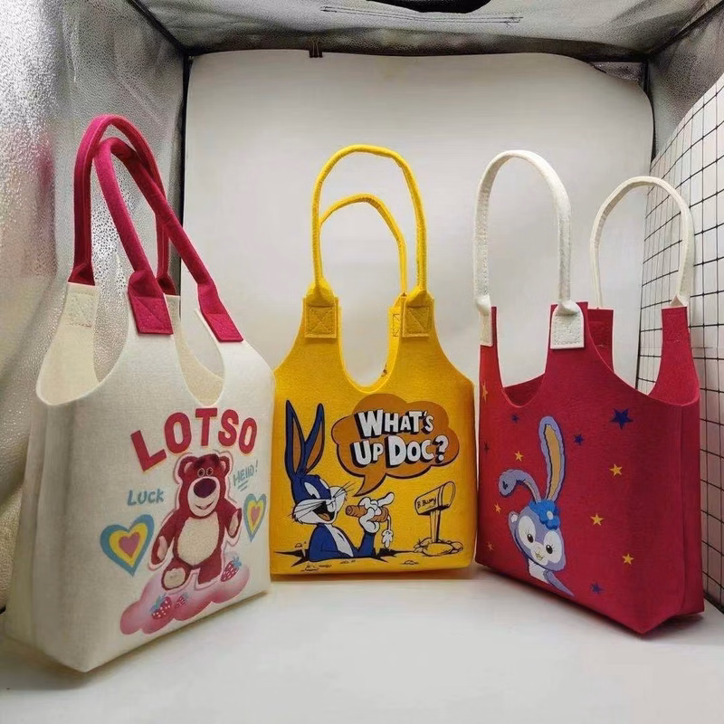Recycled Felt Shopper Tote Bag