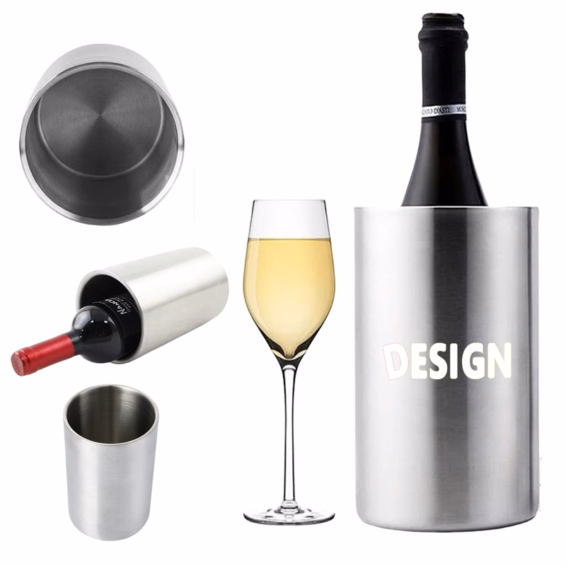 Stainless Steel Double Wall Wine Cooler Chiller
