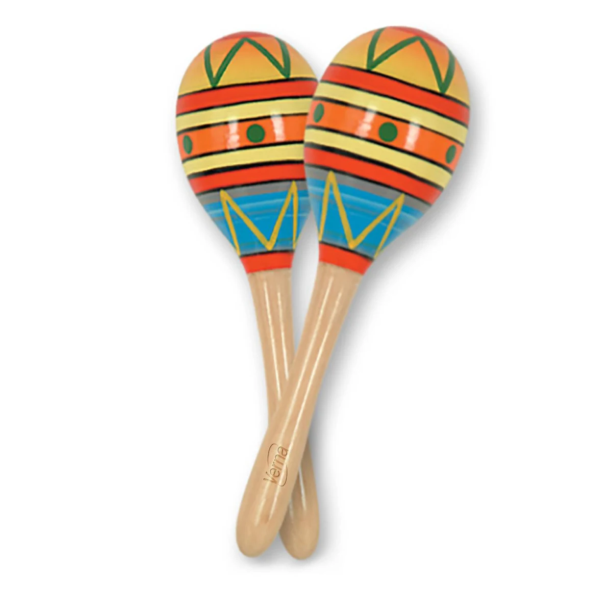 Toddler Wooden Maracas Rattle Toy 1